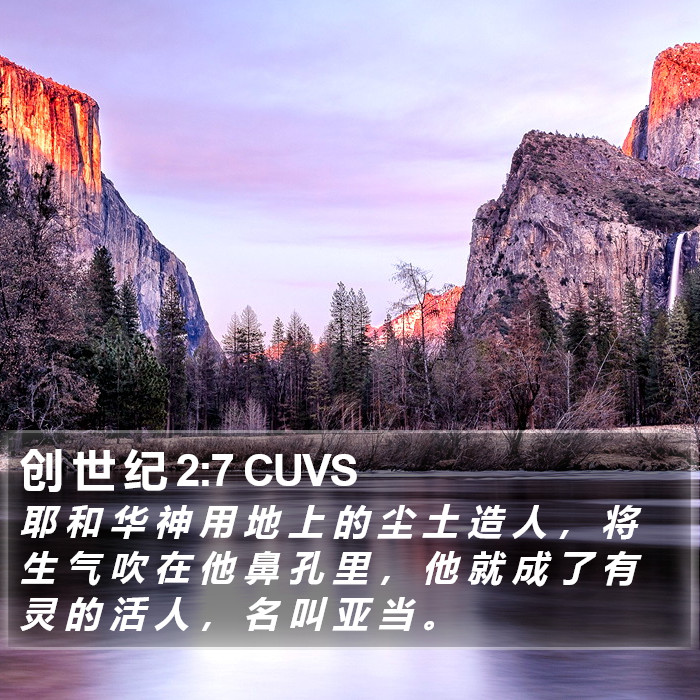 创 世 纪 2:7 CUVS Bible Study