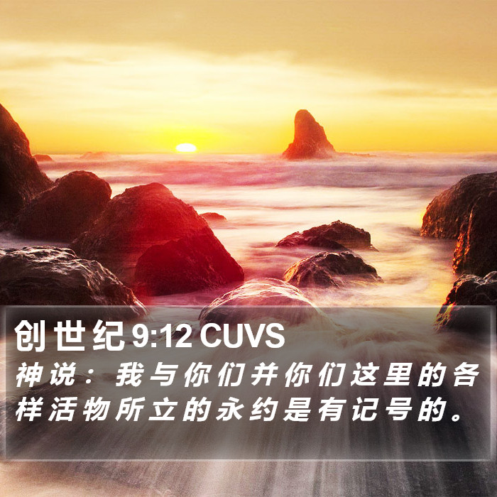 创 世 纪 9:12 CUVS Bible Study