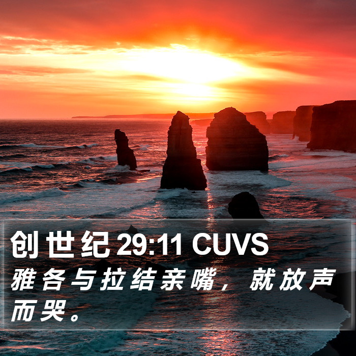 创 世 纪 29:11 CUVS Bible Study