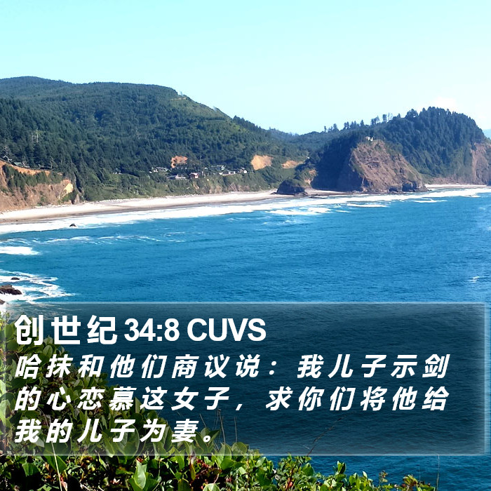 创 世 纪 34:8 CUVS Bible Study