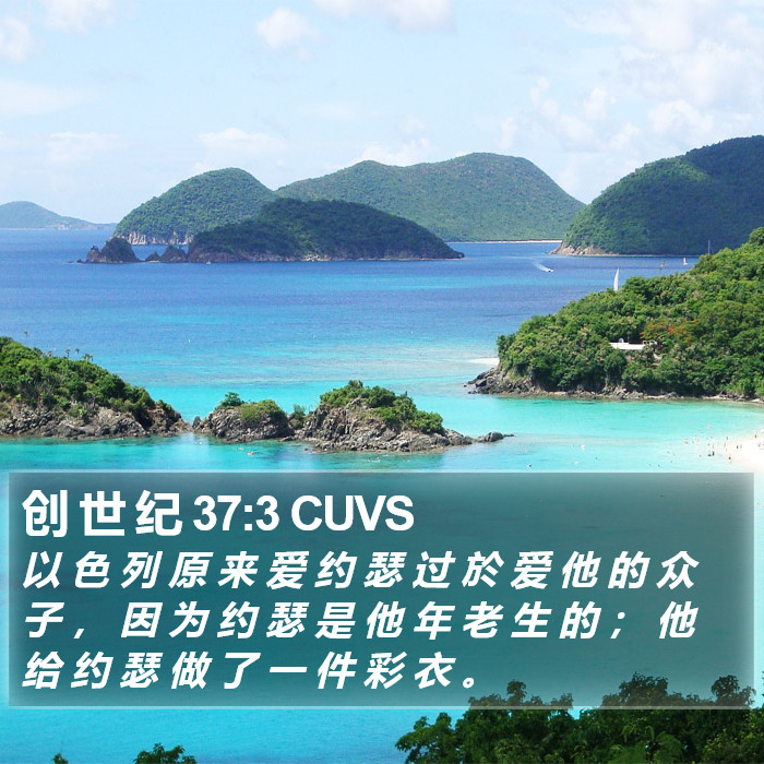 创 世 纪 37:3 CUVS Bible Study