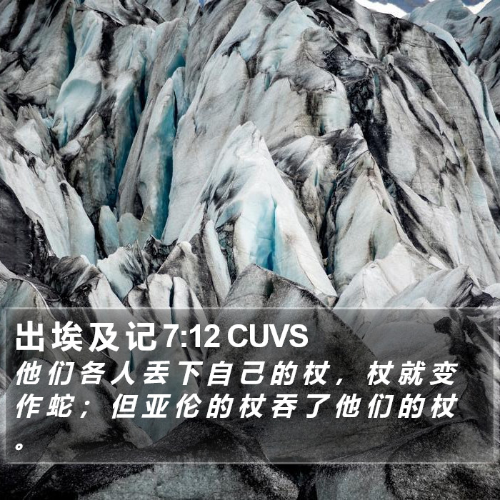 出 埃 及 记 7:12 CUVS Bible Study