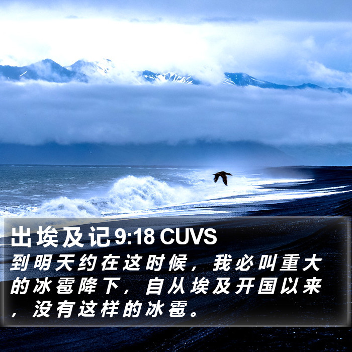 出 埃 及 记 9:18 CUVS Bible Study