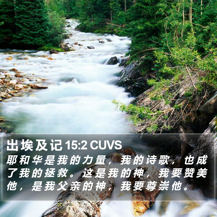 出 埃 及 记 15:2 CUVS Bible Study