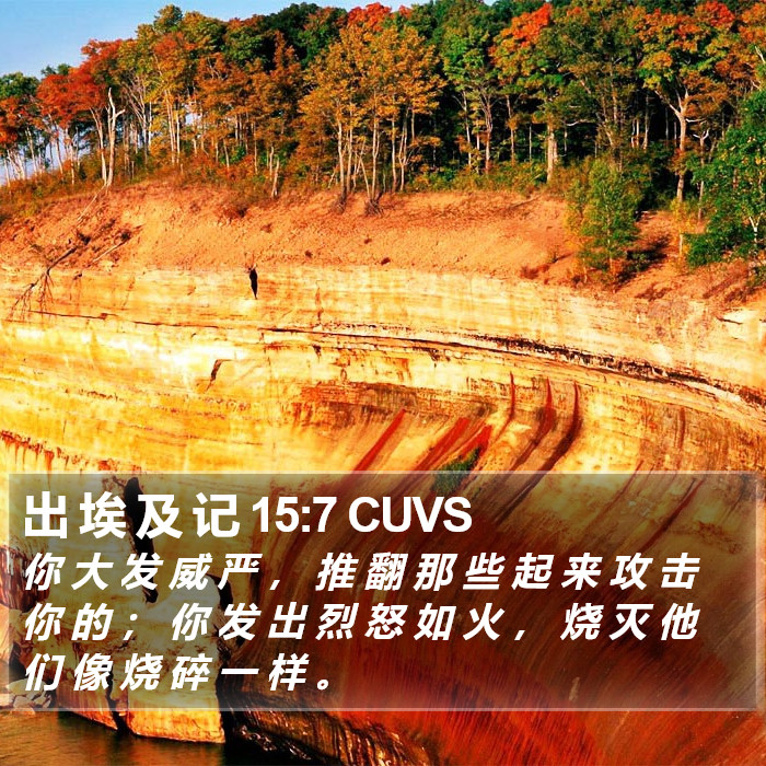 出 埃 及 记 15:7 CUVS Bible Study