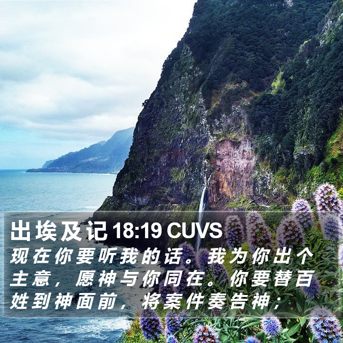 出 埃 及 记 18:19 CUVS Bible Study