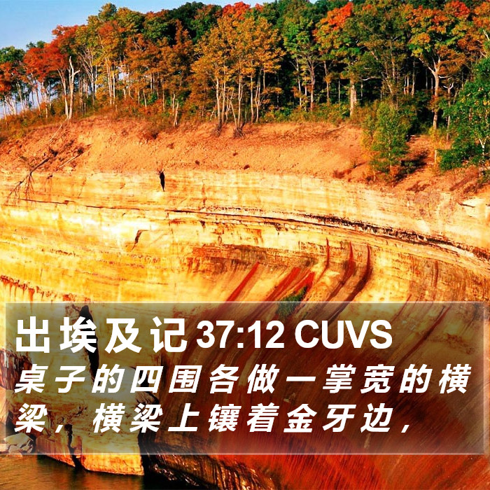 出 埃 及 记 37:12 CUVS Bible Study