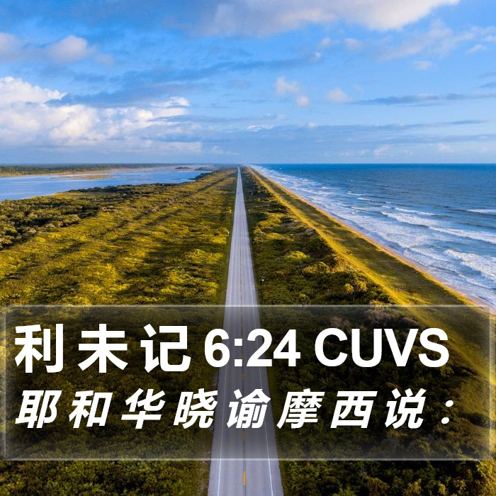 利 未 记 6:24 CUVS Bible Study