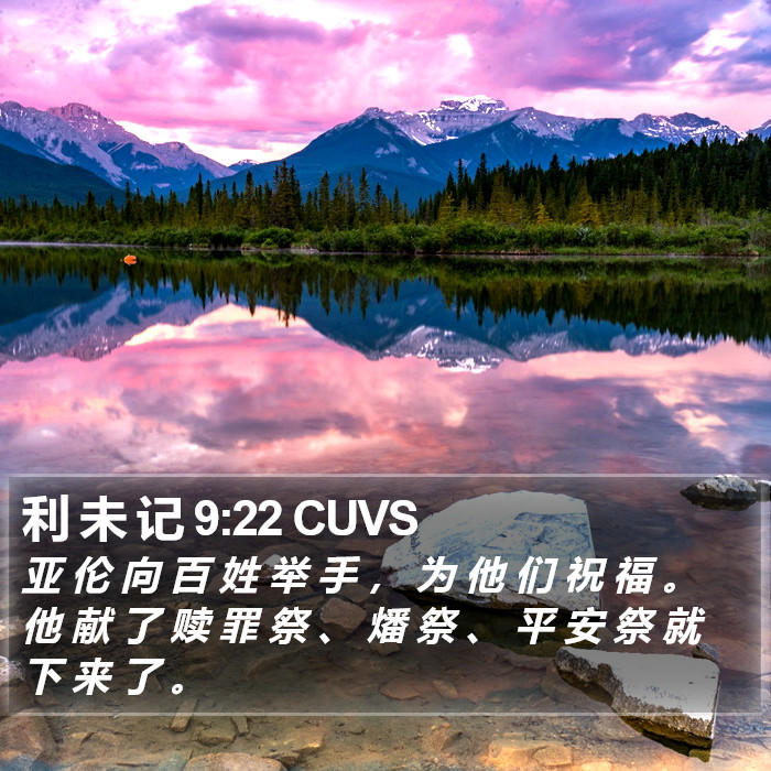 利 未 记 9:22 CUVS Bible Study