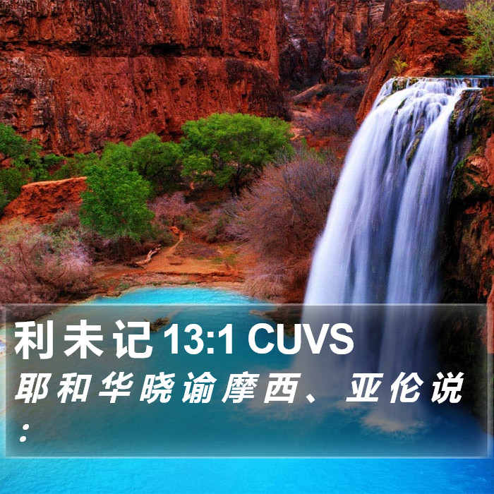 利 未 记 13:1 CUVS Bible Study