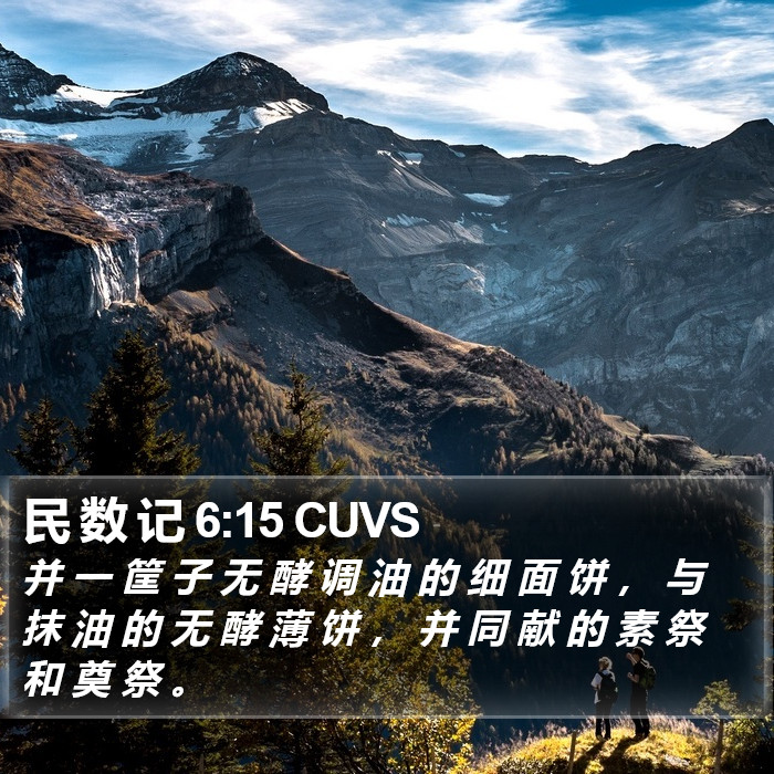 民 数 记 6:15 CUVS Bible Study