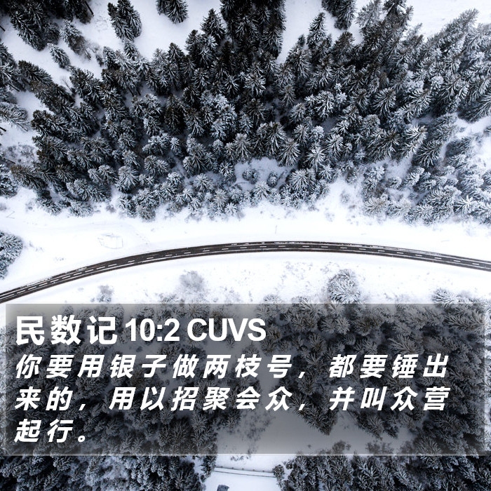 民 数 记 10:2 CUVS Bible Study