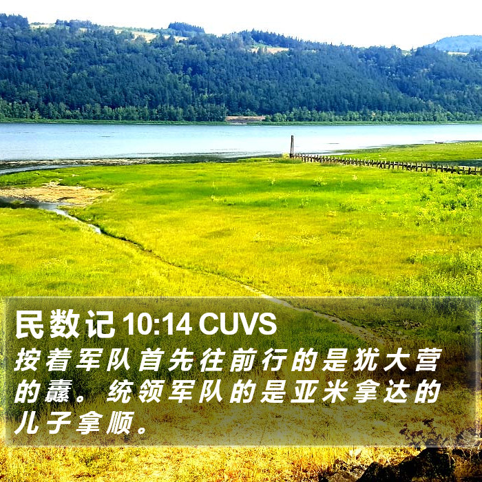 民 数 记 10:14 CUVS Bible Study