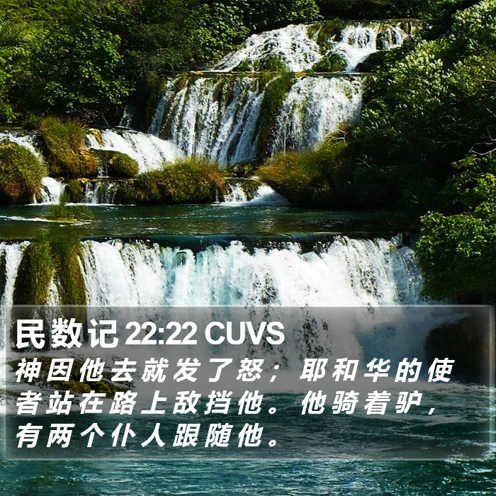 民 数 记 22:22 CUVS Bible Study