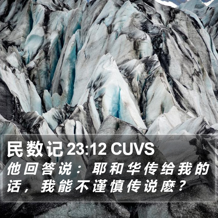 民 数 记 23:12 CUVS Bible Study