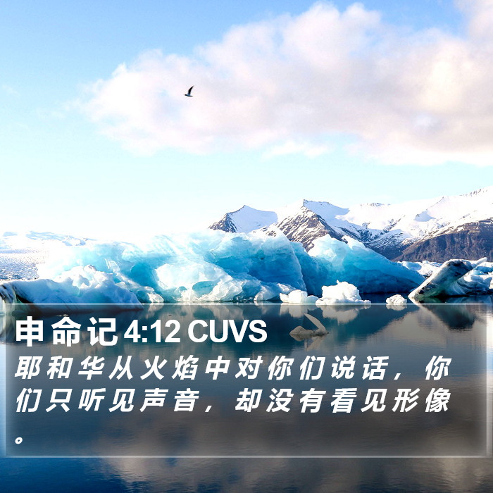 申 命 记 4:12 CUVS Bible Study