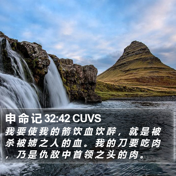 申 命 记 32:42 CUVS Bible Study