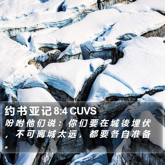 约 书 亚 记 8:4 CUVS Bible Study