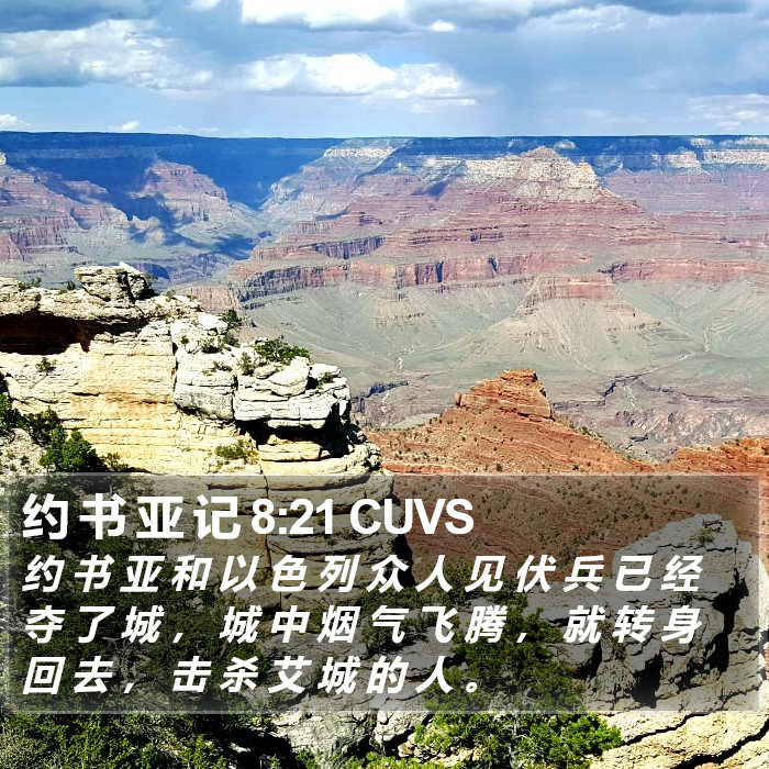 约 书 亚 记 8:21 CUVS Bible Study