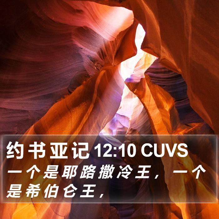 约 书 亚 记 12:10 CUVS Bible Study