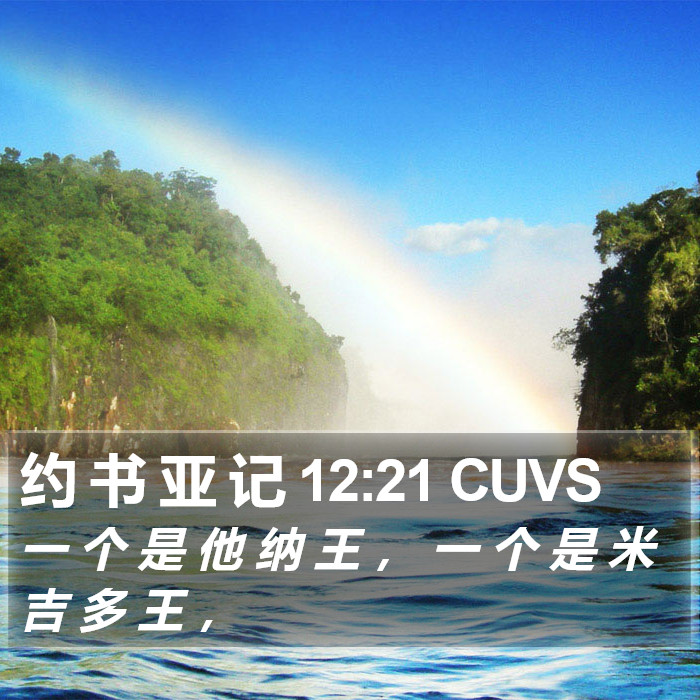 约 书 亚 记 12:21 CUVS Bible Study