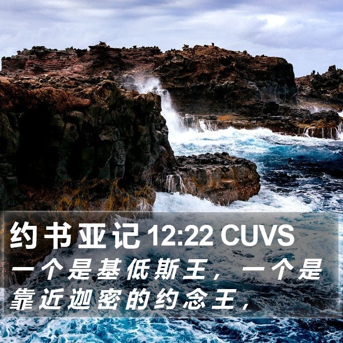 约 书 亚 记 12:22 CUVS Bible Study