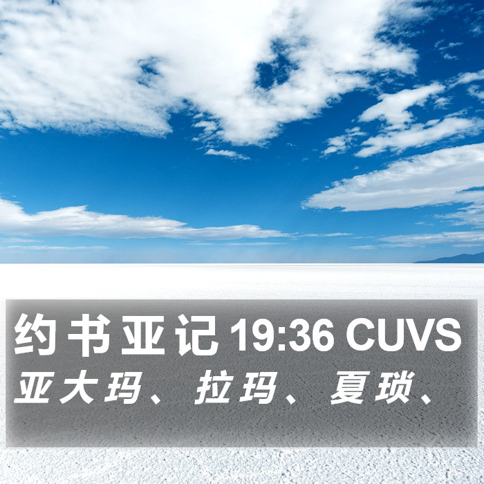 约 书 亚 记 19:36 CUVS Bible Study