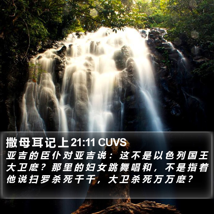 撒 母 耳 记 上 21:11 CUVS Bible Study