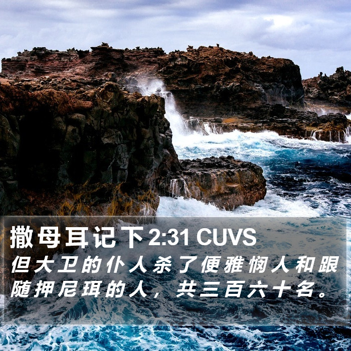 撒 母 耳 记 下 2:31 CUVS Bible Study
