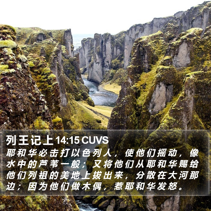 列 王 记 上 14:15 CUVS Bible Study