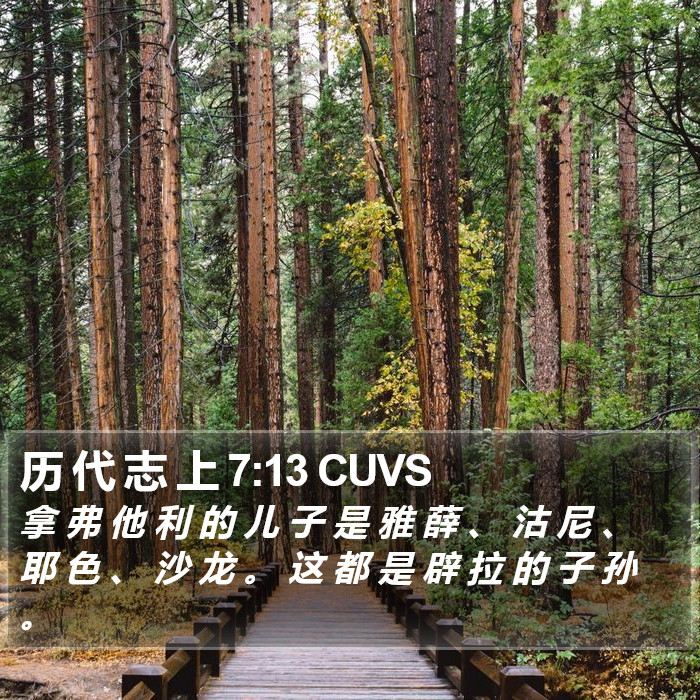 历 代 志 上 7:13 CUVS Bible Study