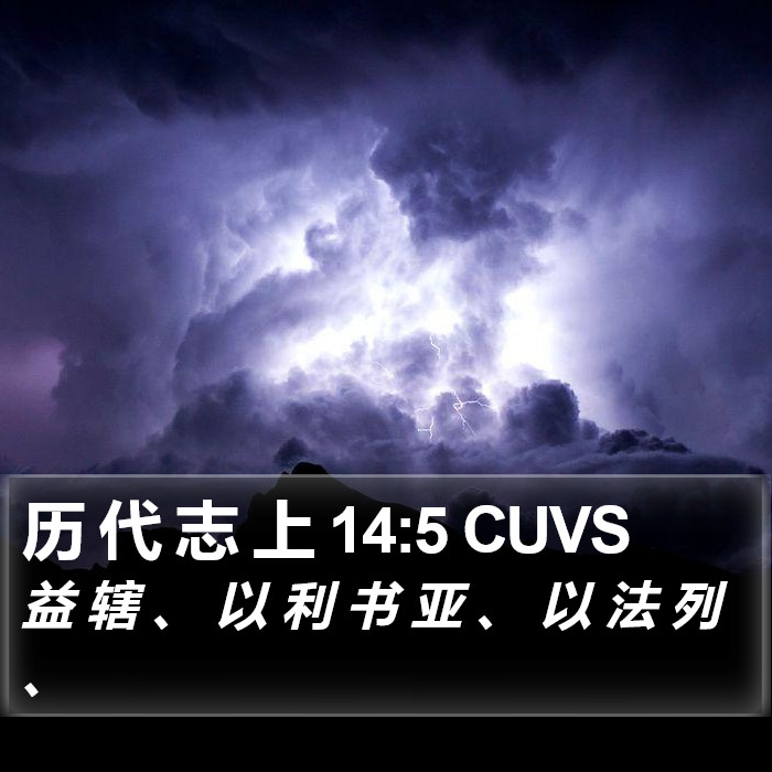 历 代 志 上 14:5 CUVS Bible Study