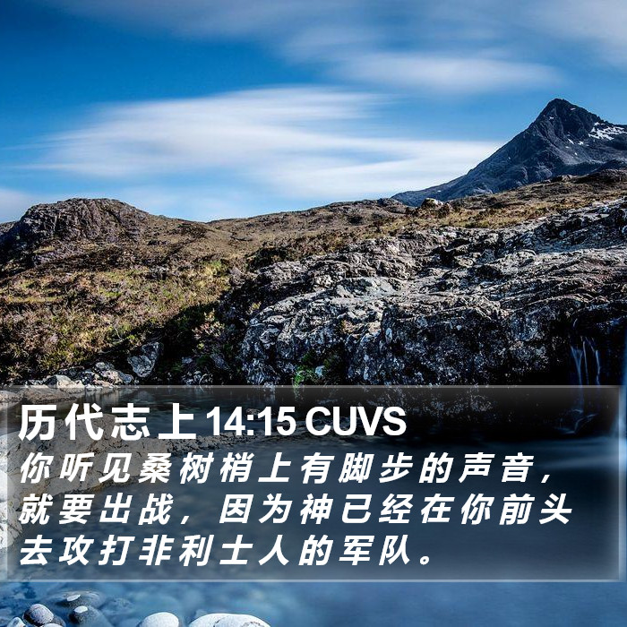 历 代 志 上 14:15 CUVS Bible Study