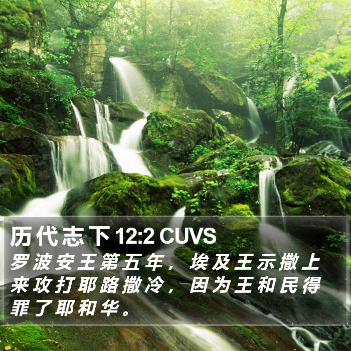 历 代 志 下 12:2 CUVS Bible Study