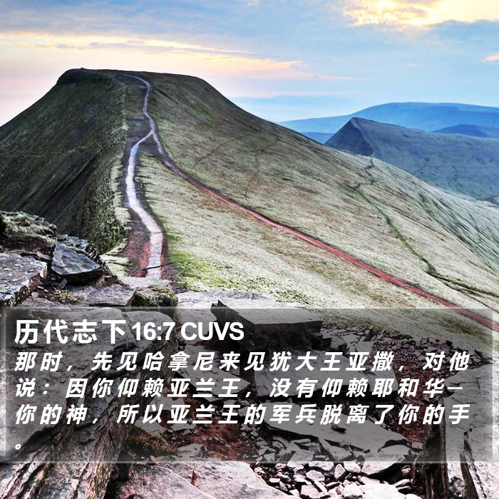 历 代 志 下 16:7 CUVS Bible Study