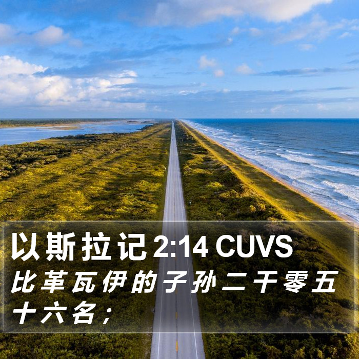 以 斯 拉 记 2:14 CUVS Bible Study