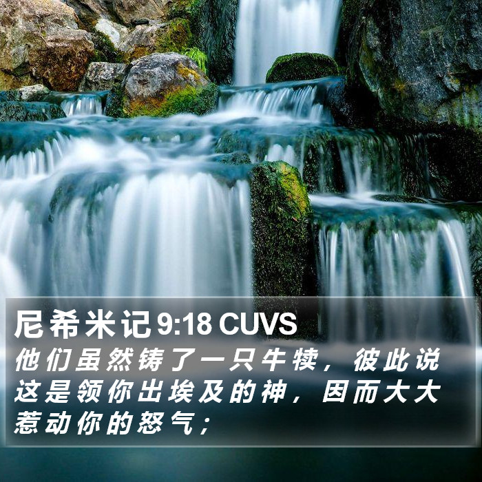 尼 希 米 记 9:18 CUVS Bible Study