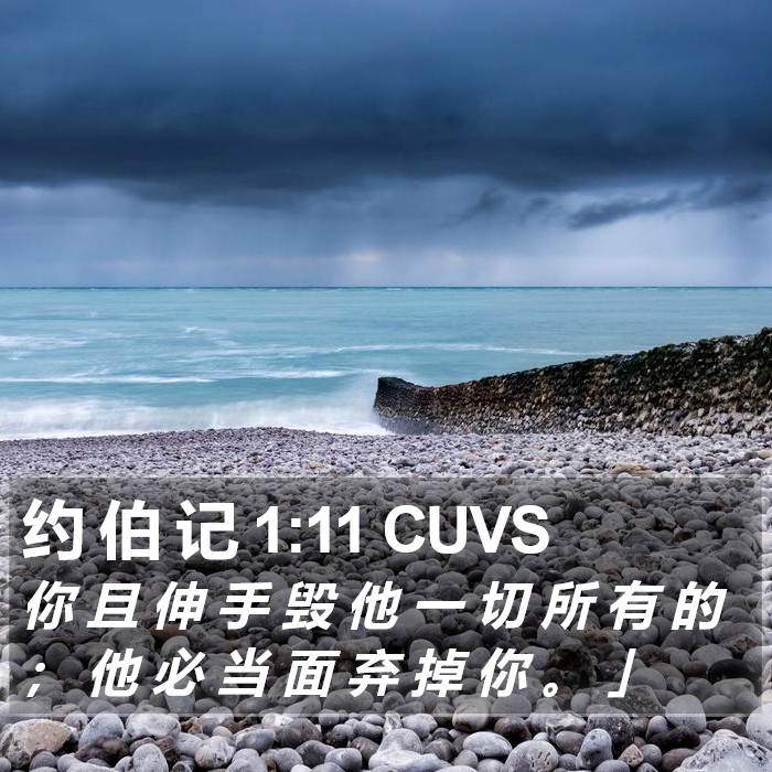 约 伯 记 1:11 CUVS Bible Study