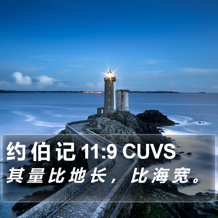 约 伯 记 11:9 CUVS Bible Study