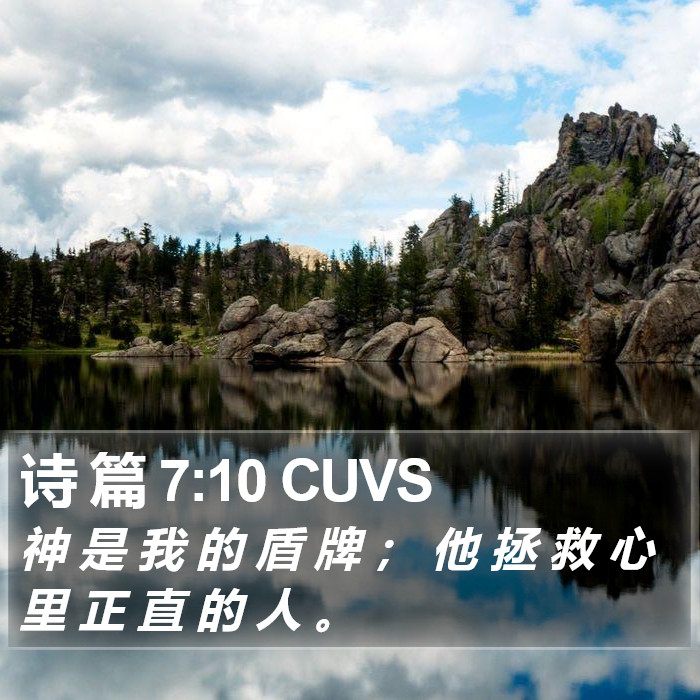 诗 篇 7:10 CUVS Bible Study