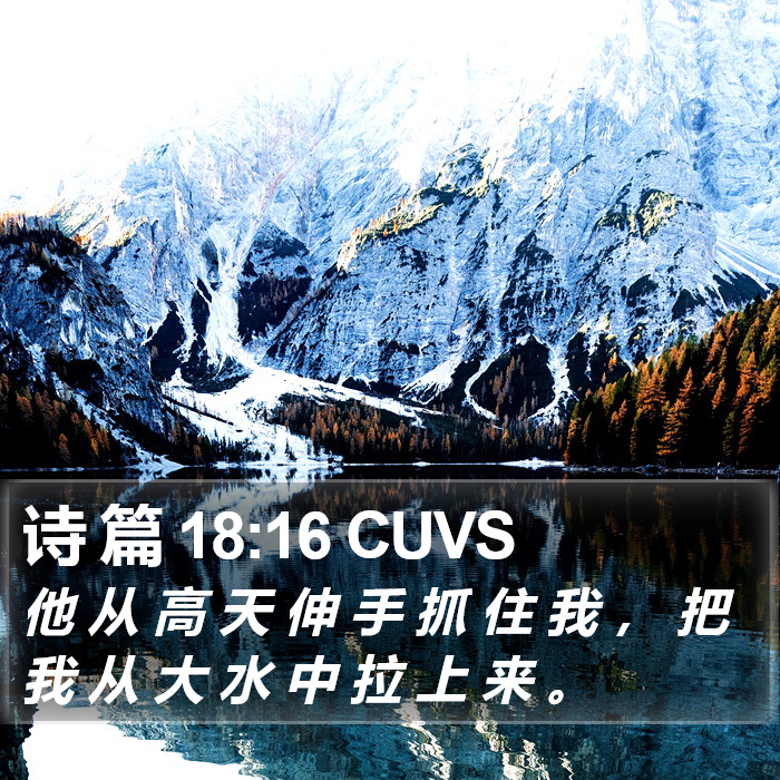 诗 篇 18:16 CUVS Bible Study