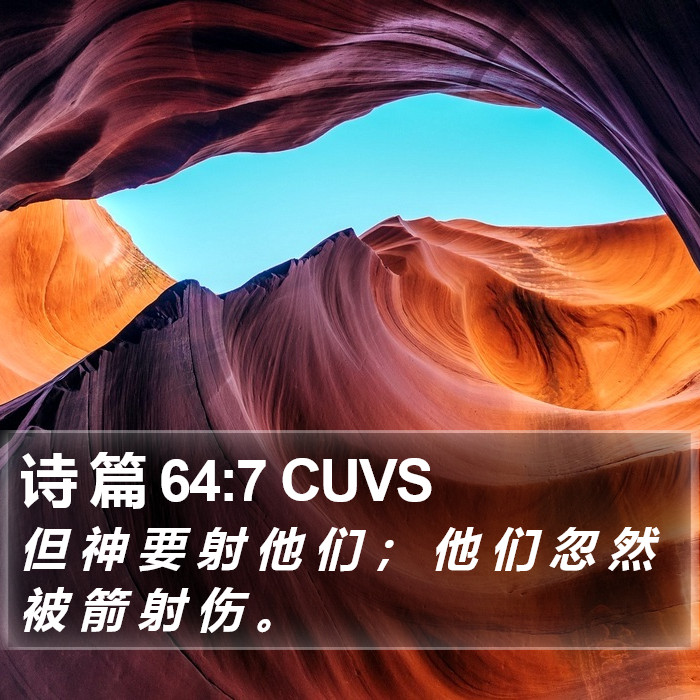 诗 篇 64:7 CUVS Bible Study