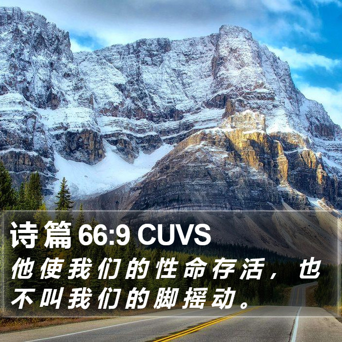诗 篇 66:9 CUVS Bible Study