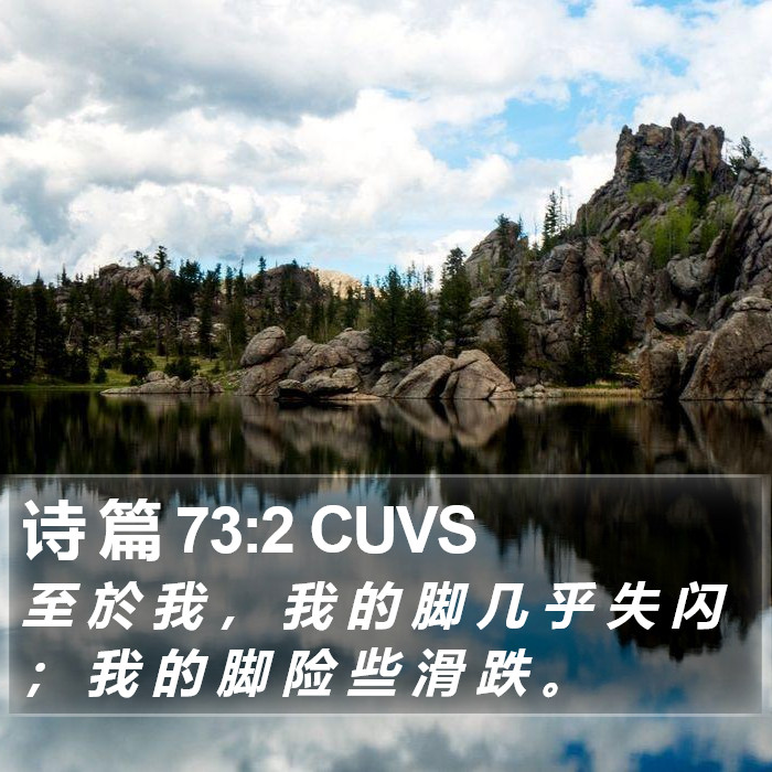 诗 篇 73:2 CUVS Bible Study