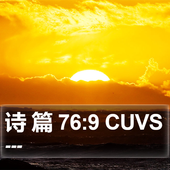 诗 篇 76:9 CUVS Bible Study