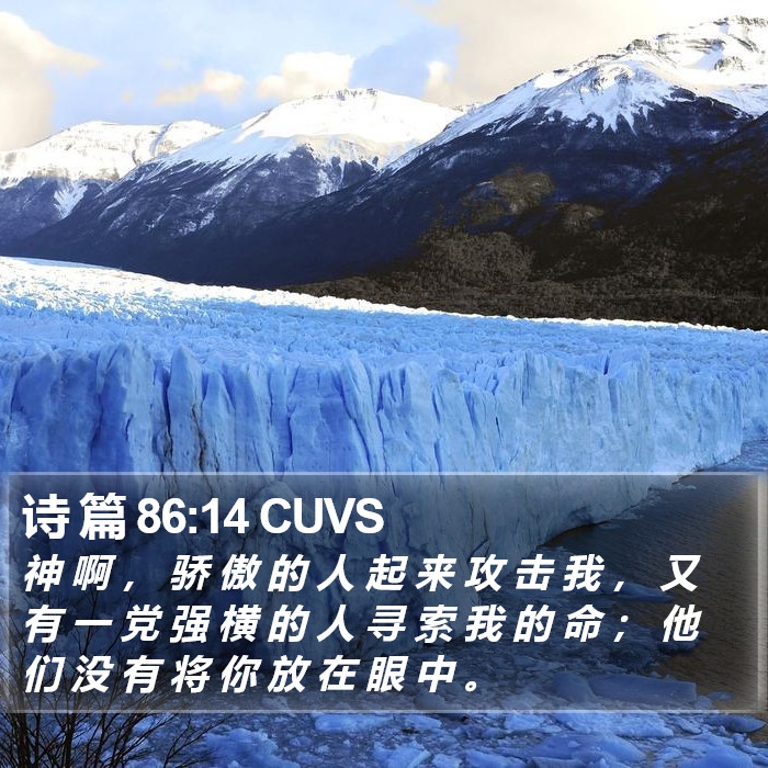 诗 篇 86:14 CUVS Bible Study
