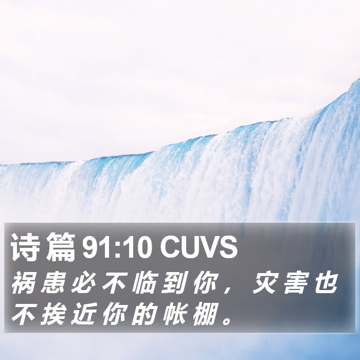 诗 篇 91:10 CUVS Bible Study