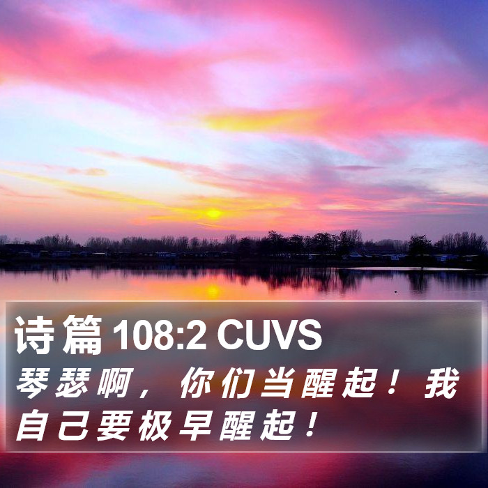 诗 篇 108:2 CUVS Bible Study