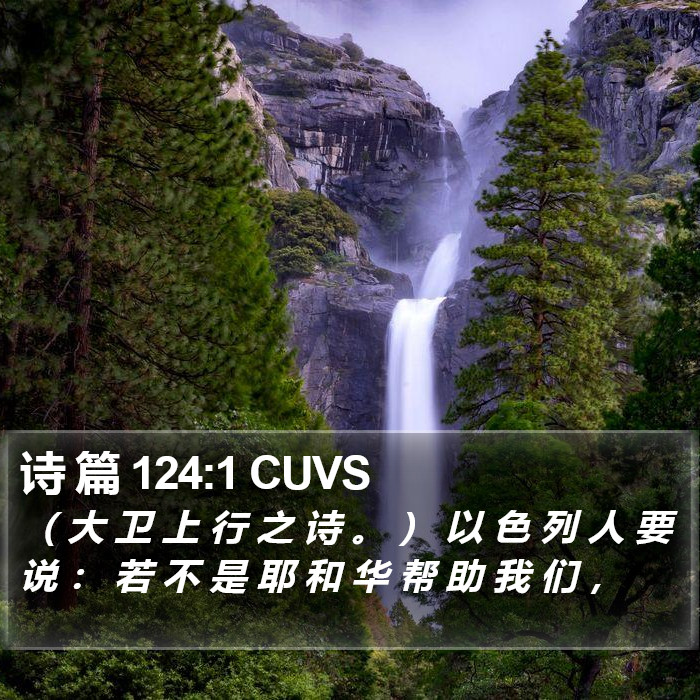 诗 篇 124:1 CUVS Bible Study
