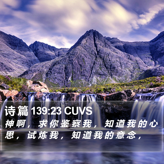 诗 篇 139:23 CUVS Bible Study